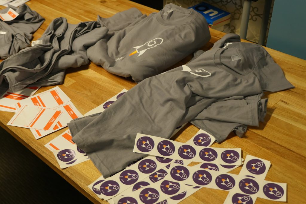 Stellar swag: shirts and stickers