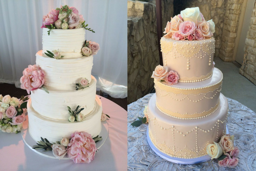 Decadence wedding cakes