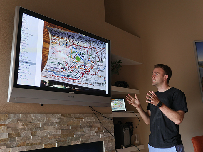 Matt tries to explain a very complicated subway map